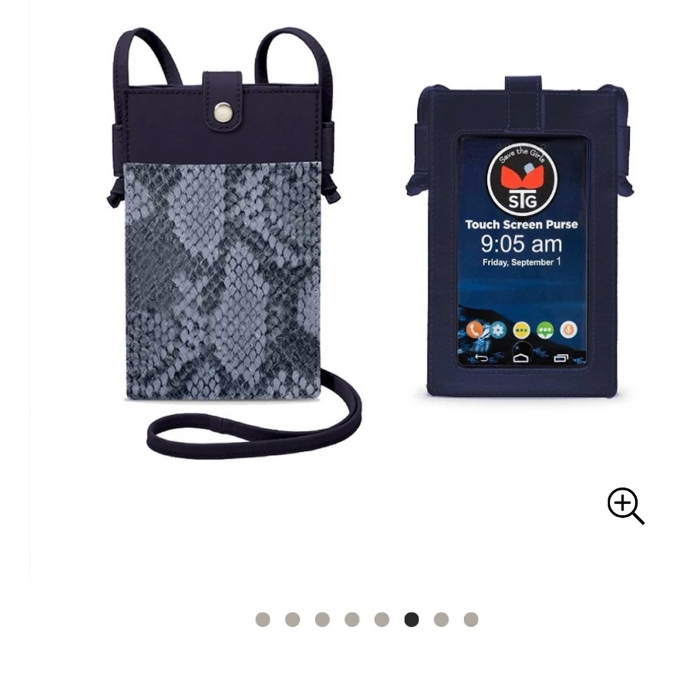 Save The Girls ‘The Sweet Savage’ Touch Screen Purse in ‘Blue Snake’